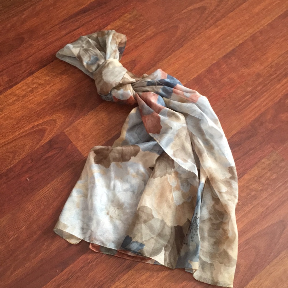 Neck Scarf Flower Print